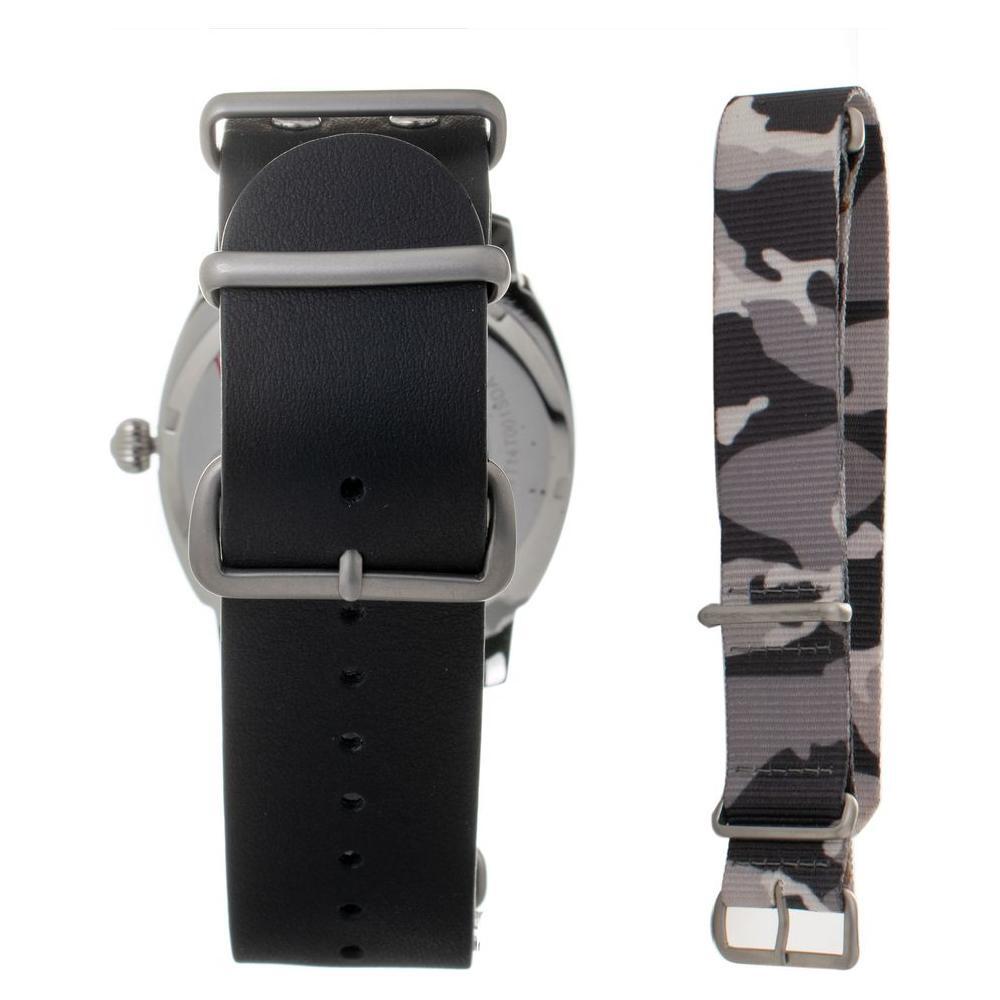 Folli Follie Black Leather Watch FFWT14T001SDNAC