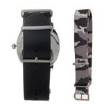 Folli Follie Black Leather Watch FFWT14T001SDNAC