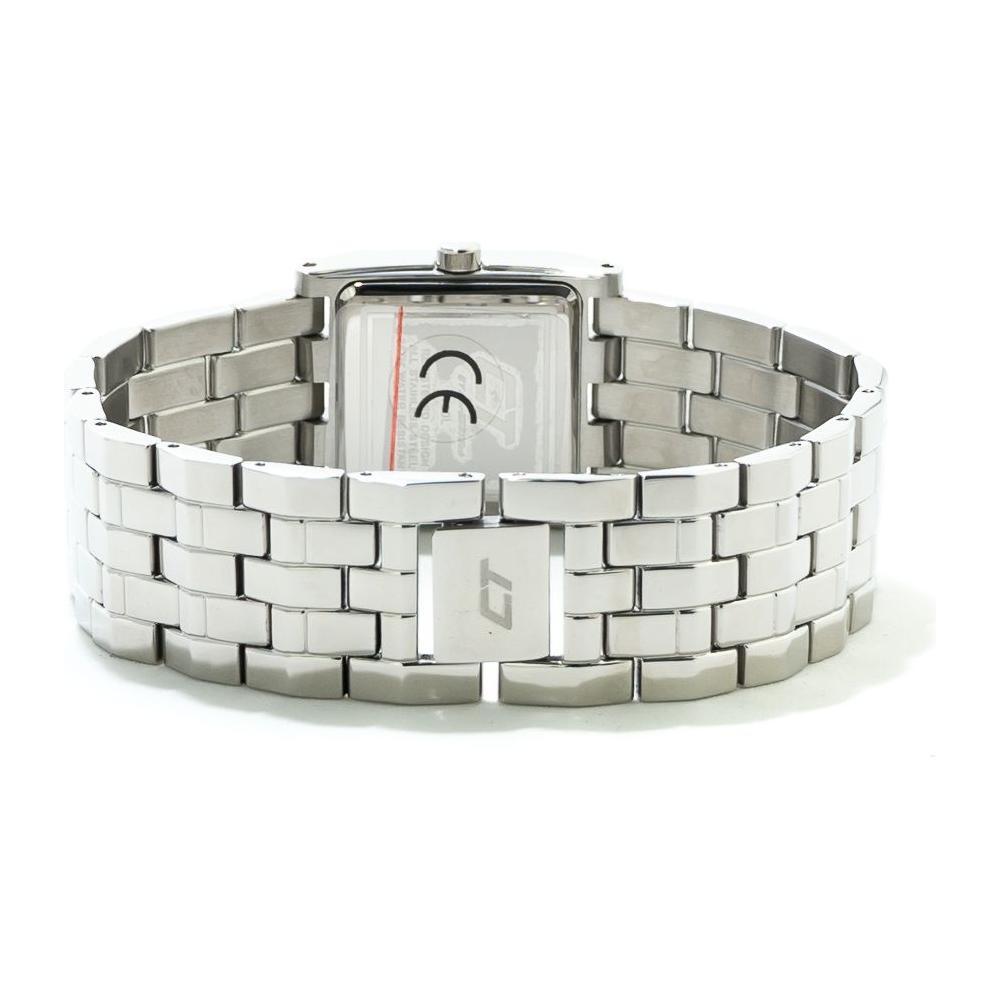 Chronotech Silver Stainless Steel Dress Watch
