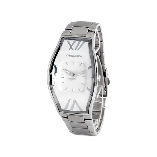 Chronotech Silver Stainless Steel Watch