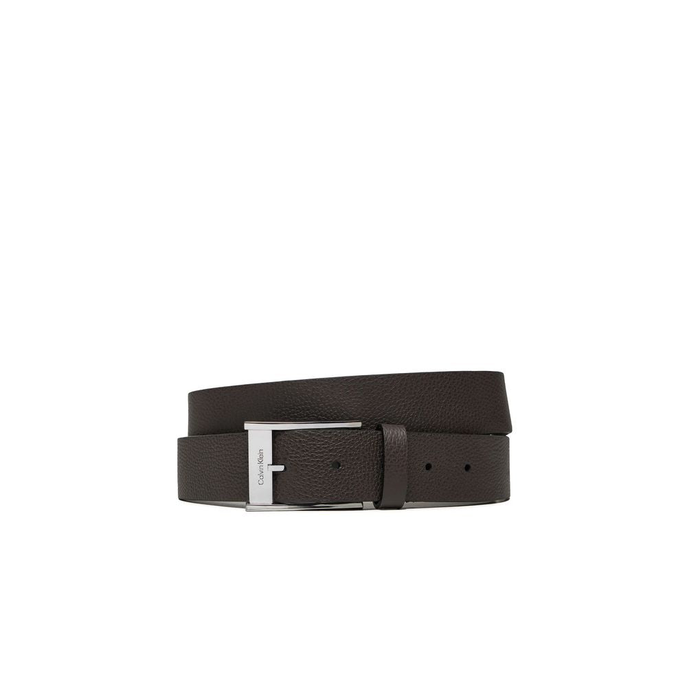 Calvin Klein Brown Leather Belt Calvin Klein Dark Slate Gray