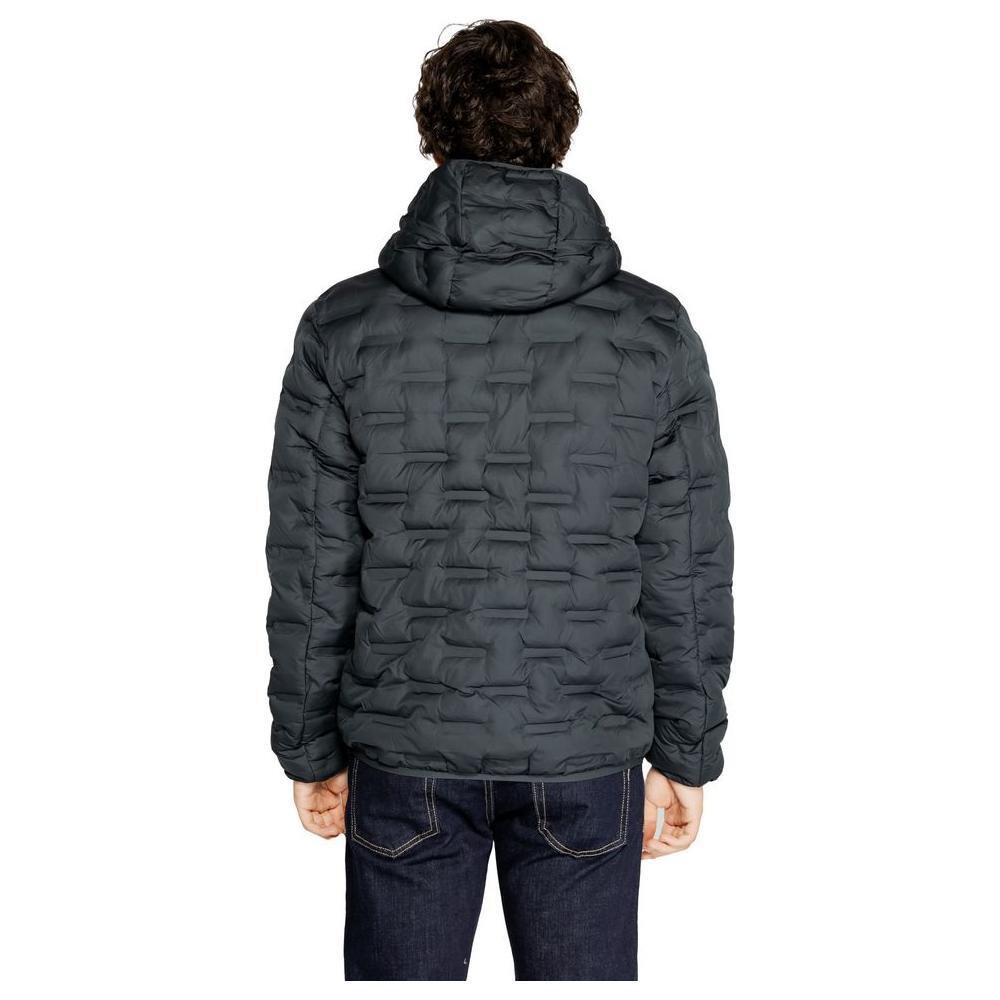 Replay Blue Polyester Jackets & Coat RE-14825600128-IT54 | XXL