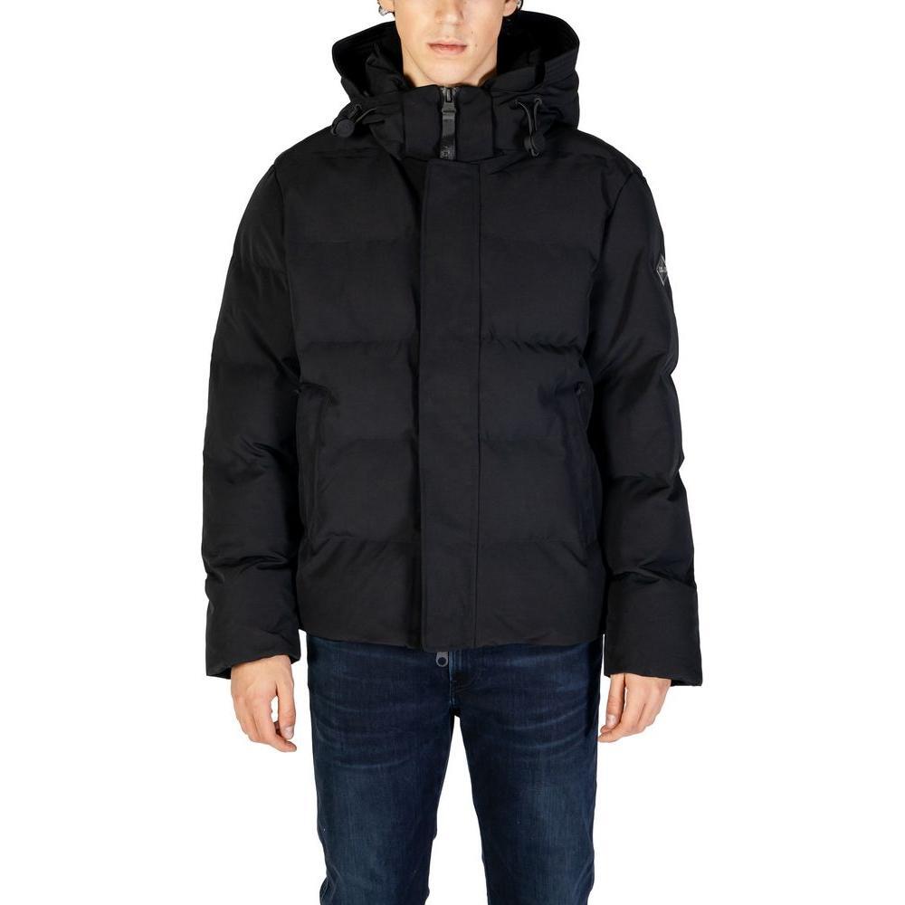 Replay Black Polyamide Jackets & Coat RE-14825700009-IT54 | XXL