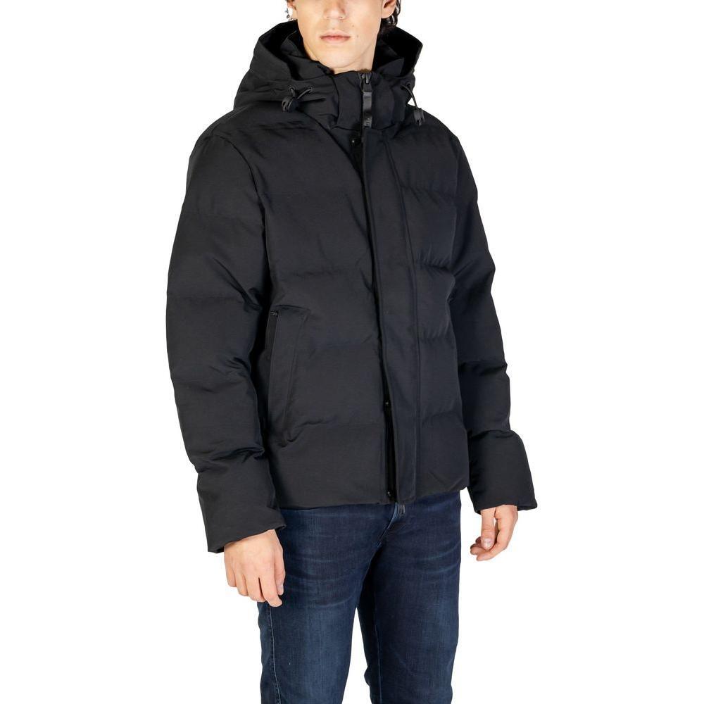 Replay Black Polyamide Jackets & Coat RE-14825700009-IT54 | XXL