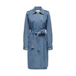 Only Blue Cotton Trench Coat ON-14844500176-IT40|S