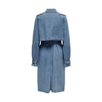 Only Blue Cotton Trench Coat ON-14844500176-IT40|S