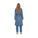 Only Blue Cotton Trench Coat ON-14844500176-IT40|S