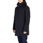 Peuterey Black Polyester Jackets & Coat PE-15559300009-IT52 | XL