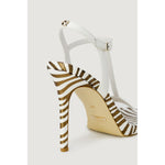 Guess White Leather High Heel