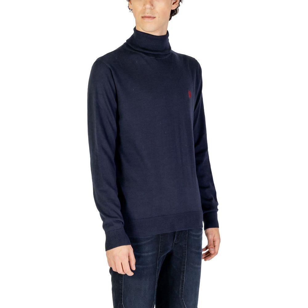 U.S. POLO ASSN. Blue Cotton Turtleneck US-15717400010-IT46 | M