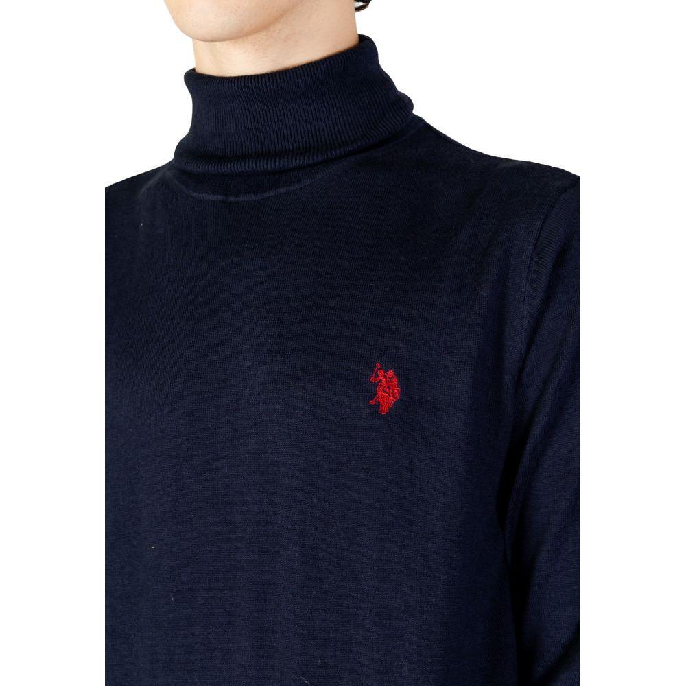 U.S. POLO ASSN. Blue Cotton Turtleneck US-15717400010-IT46 | M