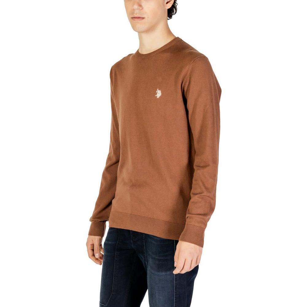 U.S. POLO ASSN. Beige Cotton Sweater US-15717300309-IT46 | M