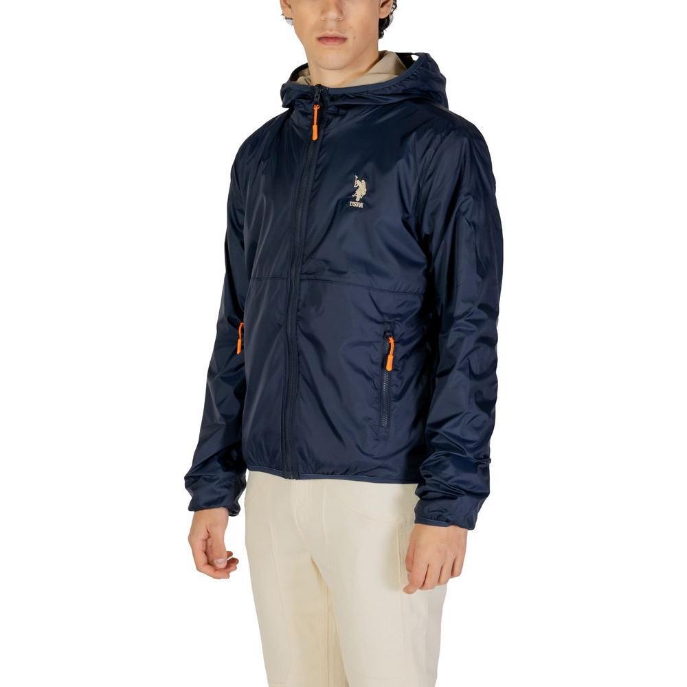 U.S. POLO ASSN. Blue Polyamide Jackets & Coat US-15717900128-IT54 | XXL
