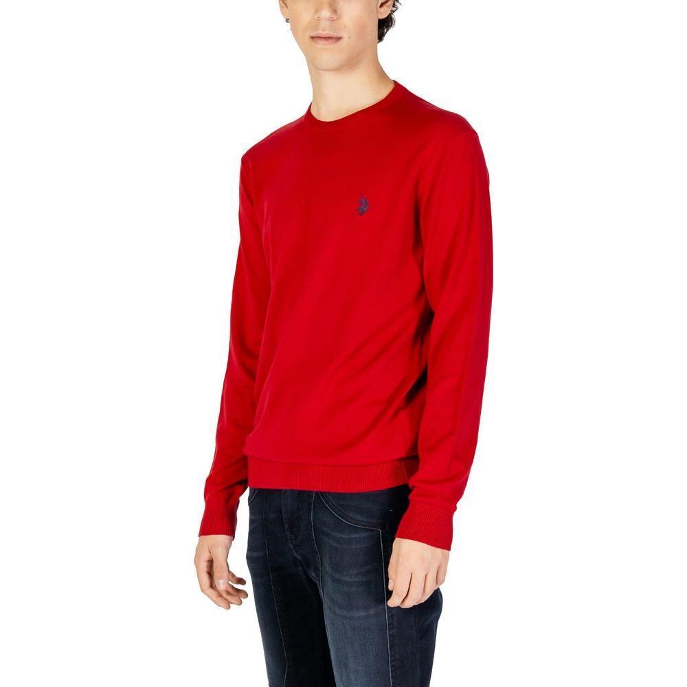 U.S. POLO ASSN. Red Cotton Sweater US-15717300146-IT48 | L