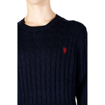 U.S. POLO ASSN. Blue Cotton Sweater US-15719300010-IT52 | XL