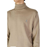 U.S. POLO ASSN. Beige Cotton Turtleneck US-15717402507-IT52 | XL