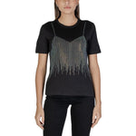 Only Black Cotton T-Shirt ON-15731600009-IT38|XS