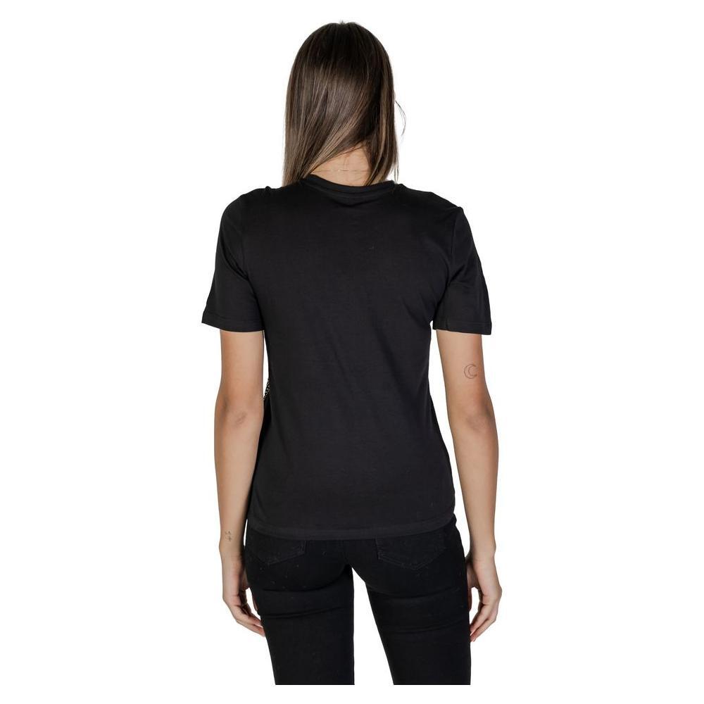 Only Black Cotton T-Shirt ON-15731600009-IT38|XS