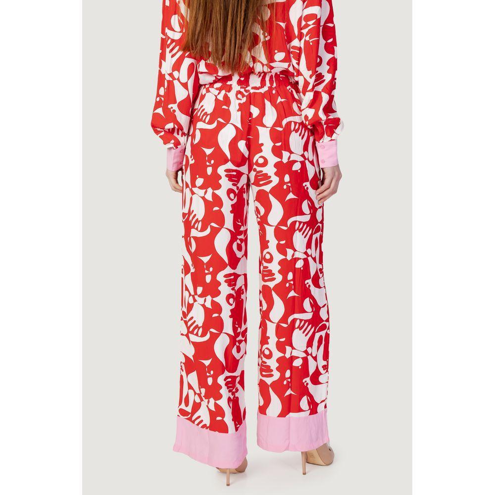 Vila Clothes Vila Clothes Red Viscose Jeans & Pant VI-10436900146-IT38|XS 1728,71956299936,Clothing,IT36|XXS,IT38|XS,Jeans & Pants - Women - Clothing,New with tags,Red,Vila Clothes,Women,Women - Clothing