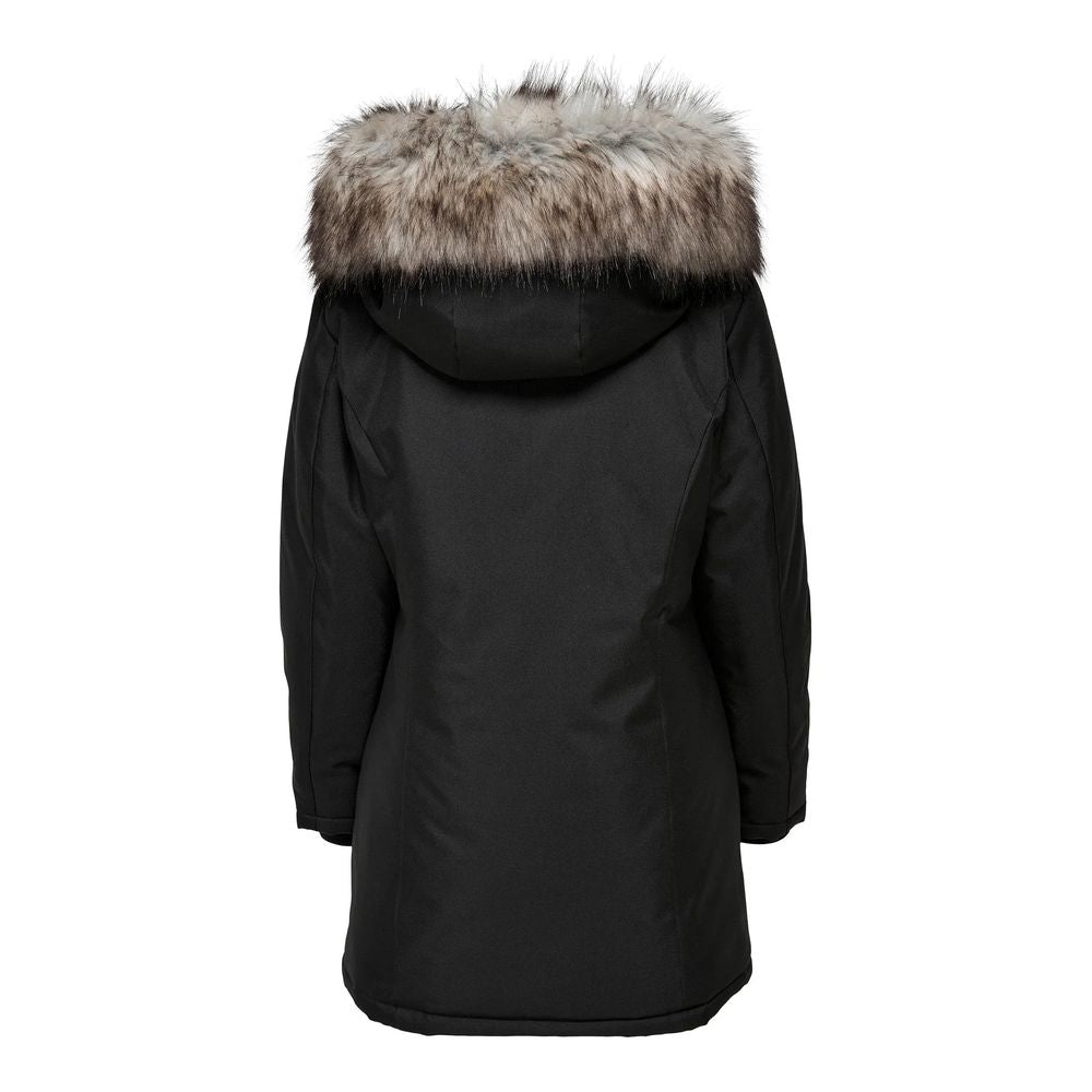 Only Black Polyester Parka ON-11458300009-IT38|XS