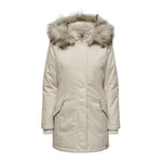 Only Beige Polyester Parka ON-11458302507-IT42|M