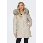 Only Beige Polyester Parka ON-11458302507-IT42|M