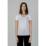 Guess White Cotton T-Shirt GU-13240000008-IT38|XS