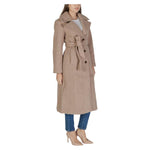 Vila Clothes Beige Polyester Coat VI-15725600127-IT40|S