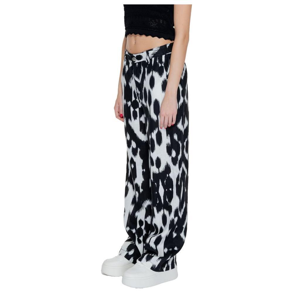 Street One Black Linen Pant ST-14510300009-W38 | L32