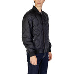 Gianni Lupo Black Polyamide Jackets & Coat GI-14787700009-IT52 | XL