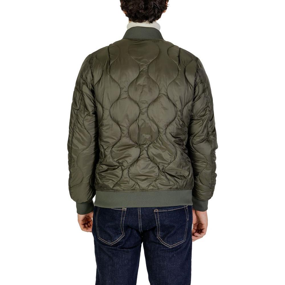 Gianni Lupo Green Polyamide Jackets & Coat GI-14787700150-IT48 | L