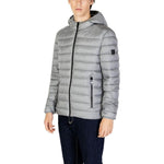 Gianni Lupo Gray Polyamide Jackets & Coat GI-14789000136-IT44 | S