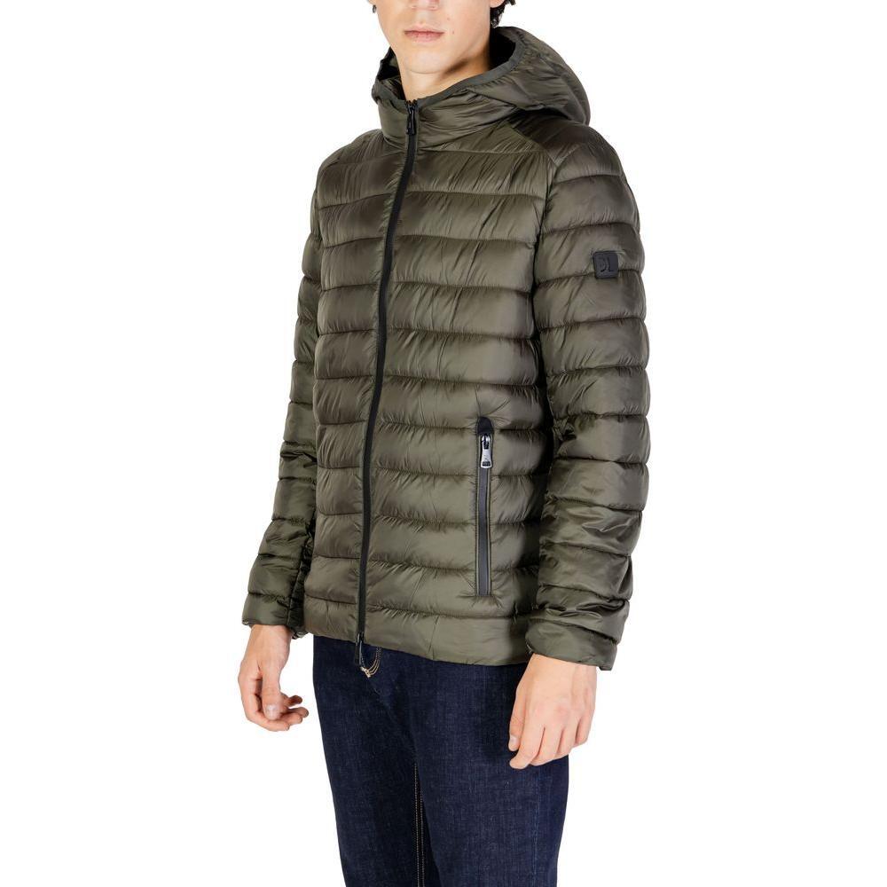 Gianni Lupo Green Polyamide Jackets & Coat GI-14789000148-IT44 | S