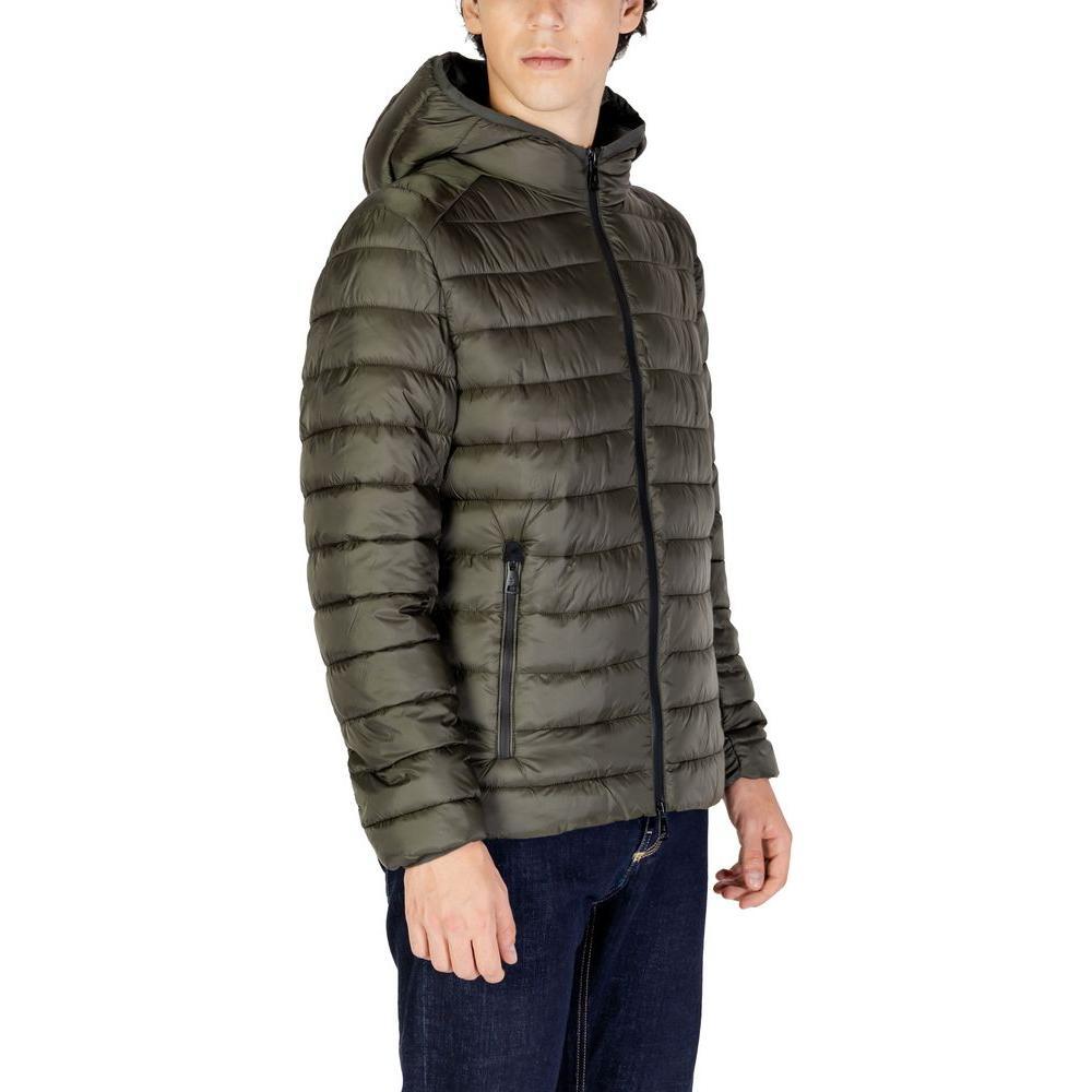 Gianni Lupo Green Polyamide Jackets & Coat GI-14789000148-IT44 | S