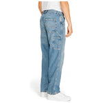 Jack Jones Blue Cotton Relaxed Fit Jean JA-14900901781-W29 | L32
