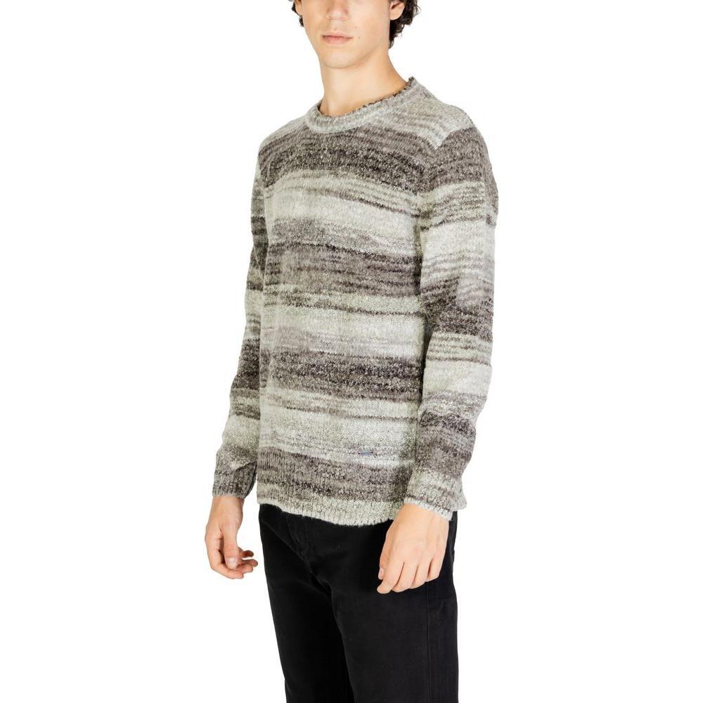 Gianni Lupo Gray Polyacrylic Sweater GI-15610500136-IT52 | XL