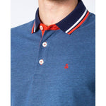 Jack Jones Blue Cotton Polo Shirt JA-4220601781-IT44 | S