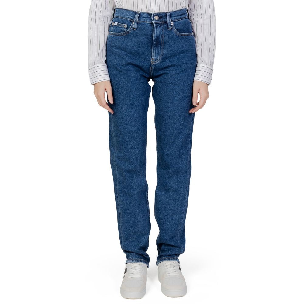 Calvin Klein Jeans Blue Cotton Slim Fit Jean CA-12921000176-W32 | L32