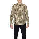 Gianni Lupo Beige Linen Shirt GI-13507500127-IT52 | XL