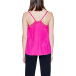 Vila Clothes Pink Viscose Tank Top VI-14216000134-IT36|XXS