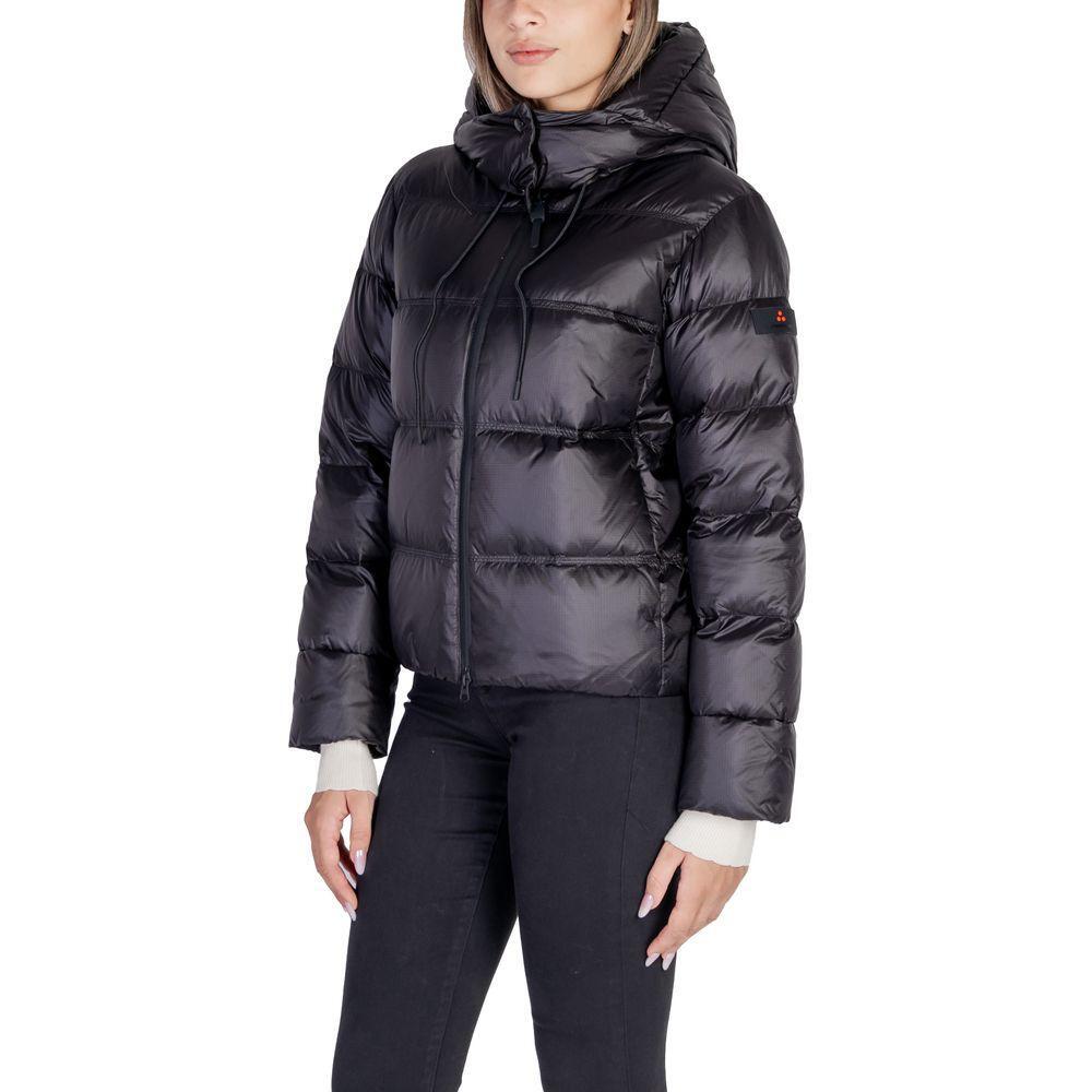 Peuterey Black Polyamide Jackets & Coat PE-15559400009-46