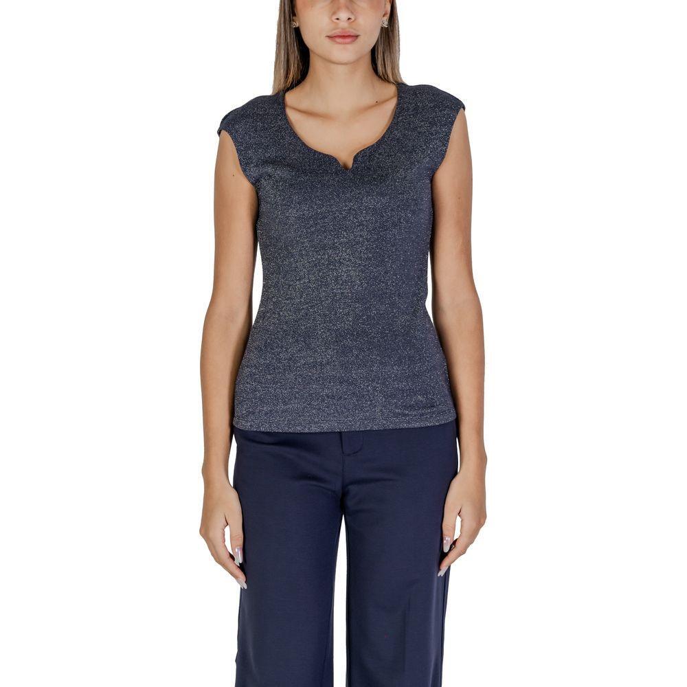 Street One Blue Viscose Tank Top ST-15624000010-IT42|M