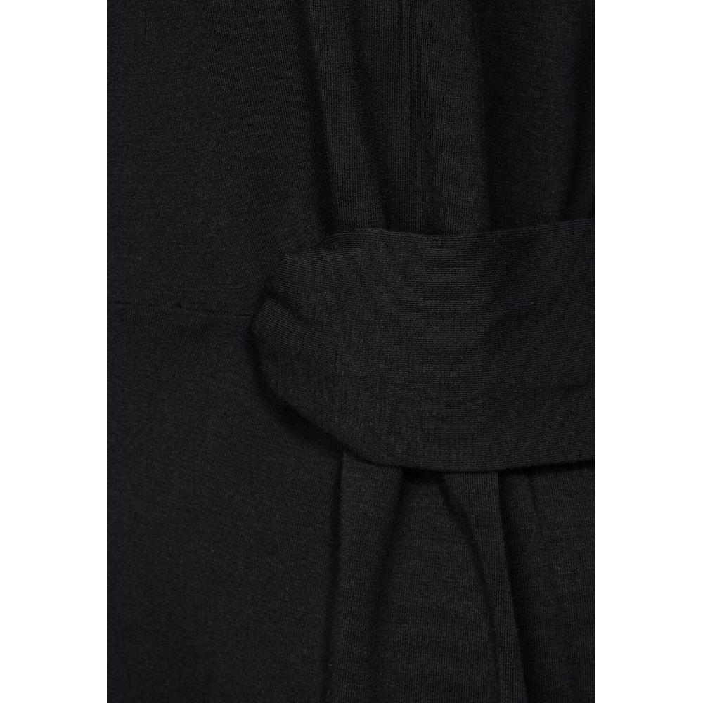 Street One Black Cotton Midi ST-13548400009-34 | XXS
