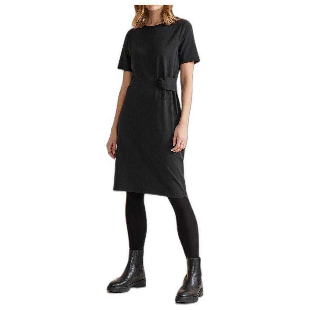 Street One Black Cotton Midi ST-13548400009-34 | XXS