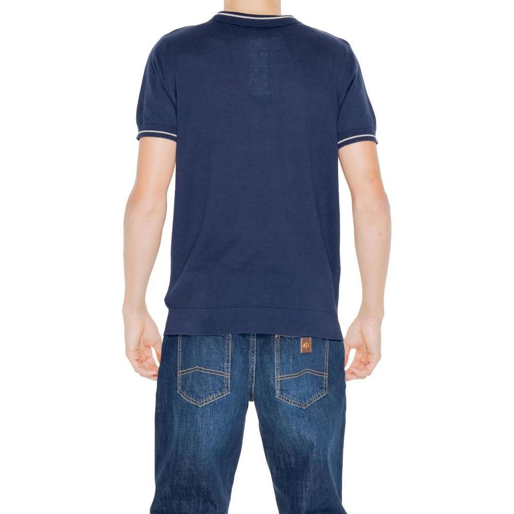 Hamaki-Ho Blue Cotton Sweater HA-14213400128-IT52 | XL