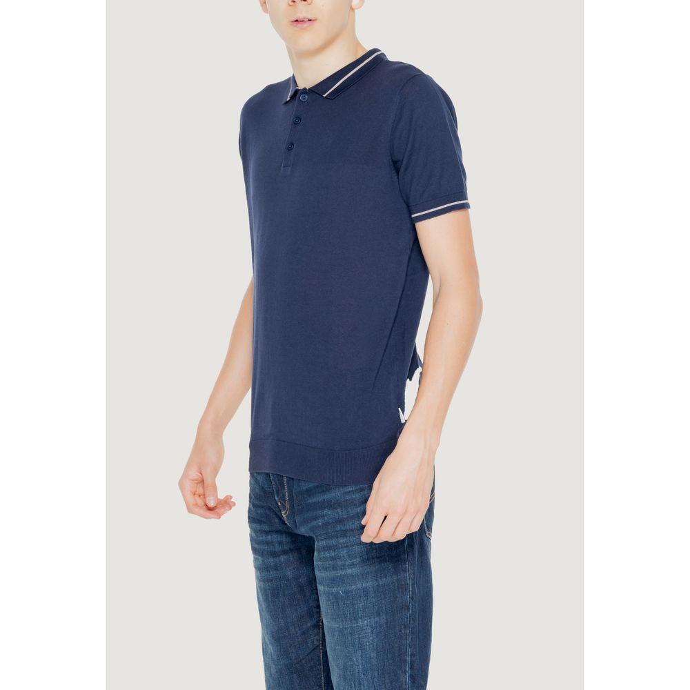 Hamaki-Ho Blue Cotton Sweater HA-14213400128-IT52 | XL