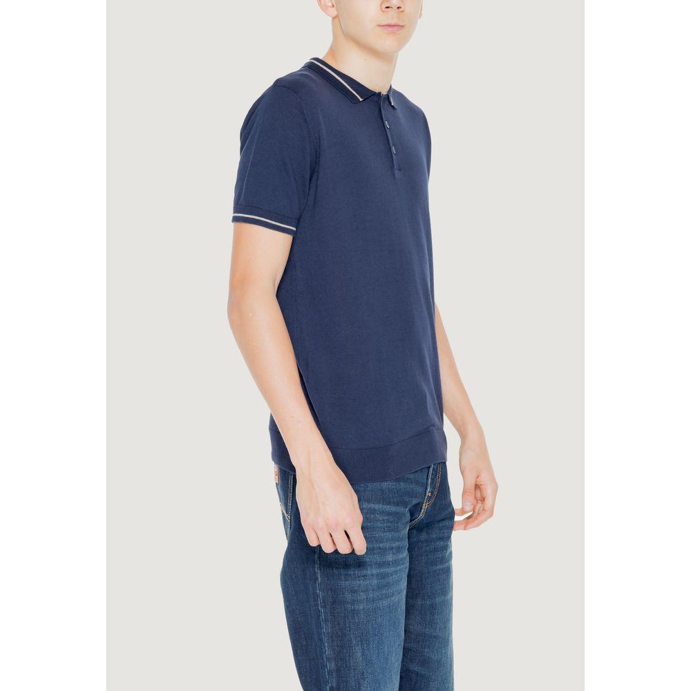 Hamaki-Ho Blue Cotton Sweater HA-14213400128-IT52 | XL