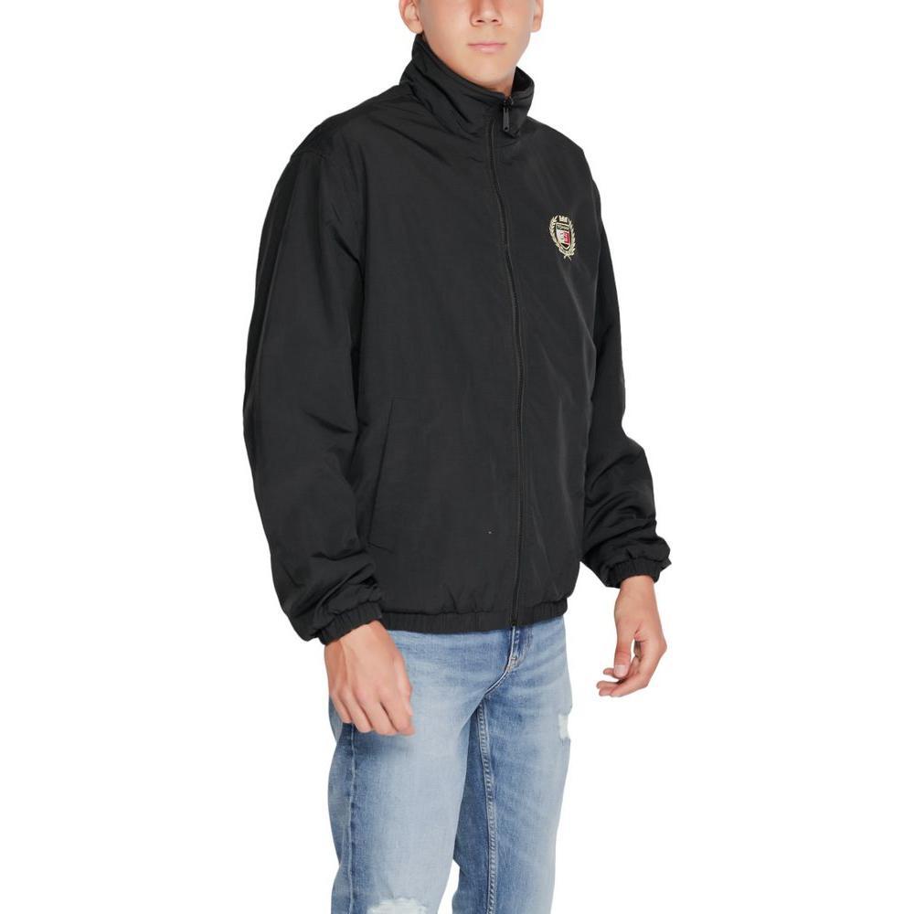 Tommy Hilfiger Jeans Black Recycled Polyester Jackets & Coat TO-14576000009-IT44 | S