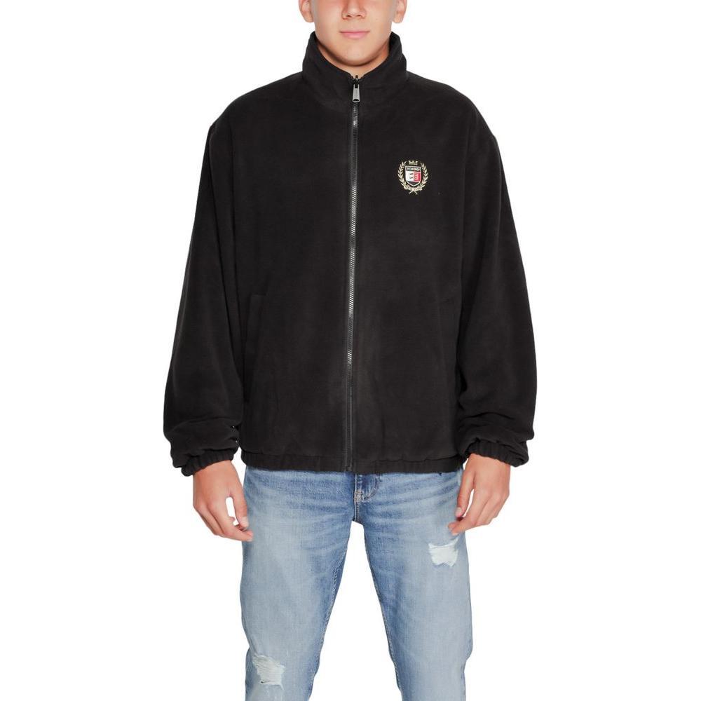 Tommy Hilfiger Jeans Black Recycled Polyester Jackets & Coat TO-14576000009-IT44 | S