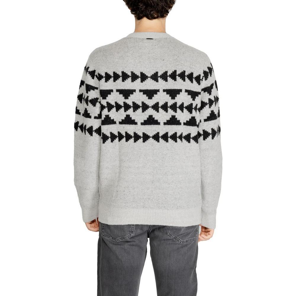 Antony Morato Gray Marabou Sweater AN-14638600136-IT52 | XL